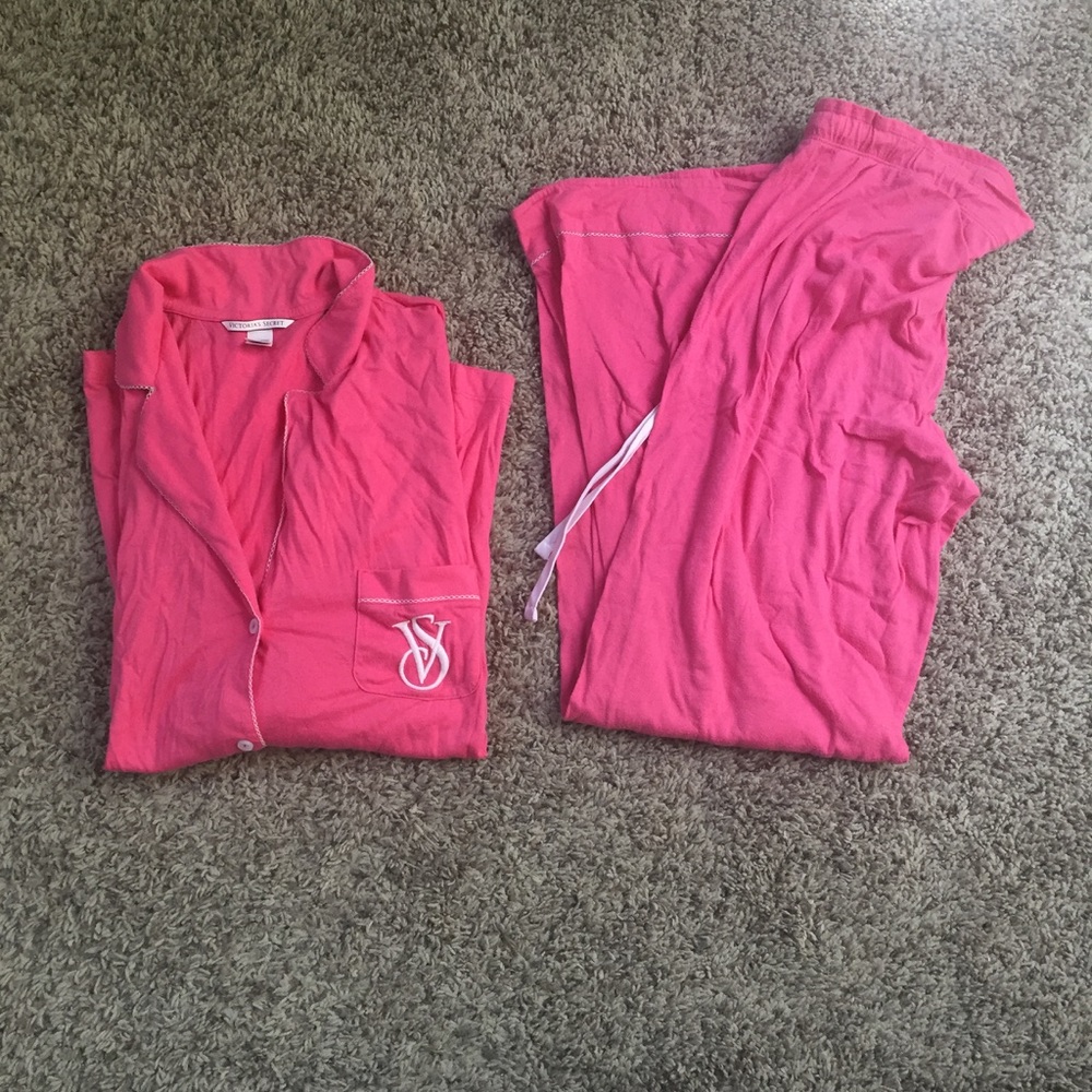 Victoria's Secret "The Sleepover Pajamas" pink